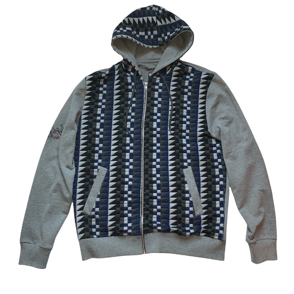Desigual Man Jadi Pria sweater full zip hoodie jacket